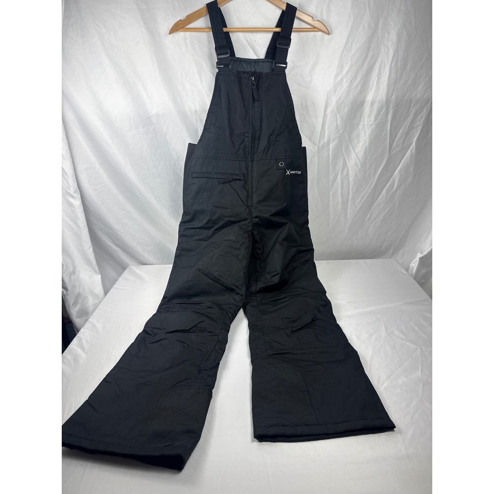 Arctix Women's Size M 8 Black Insulated Ski Snow Bib Overalls